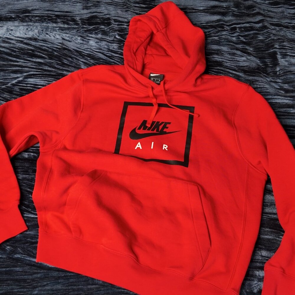 Nike Hoodie / Red, black / Mens medium